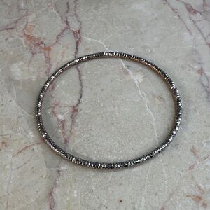 Elegant Silver-Toned Women's Bracelet